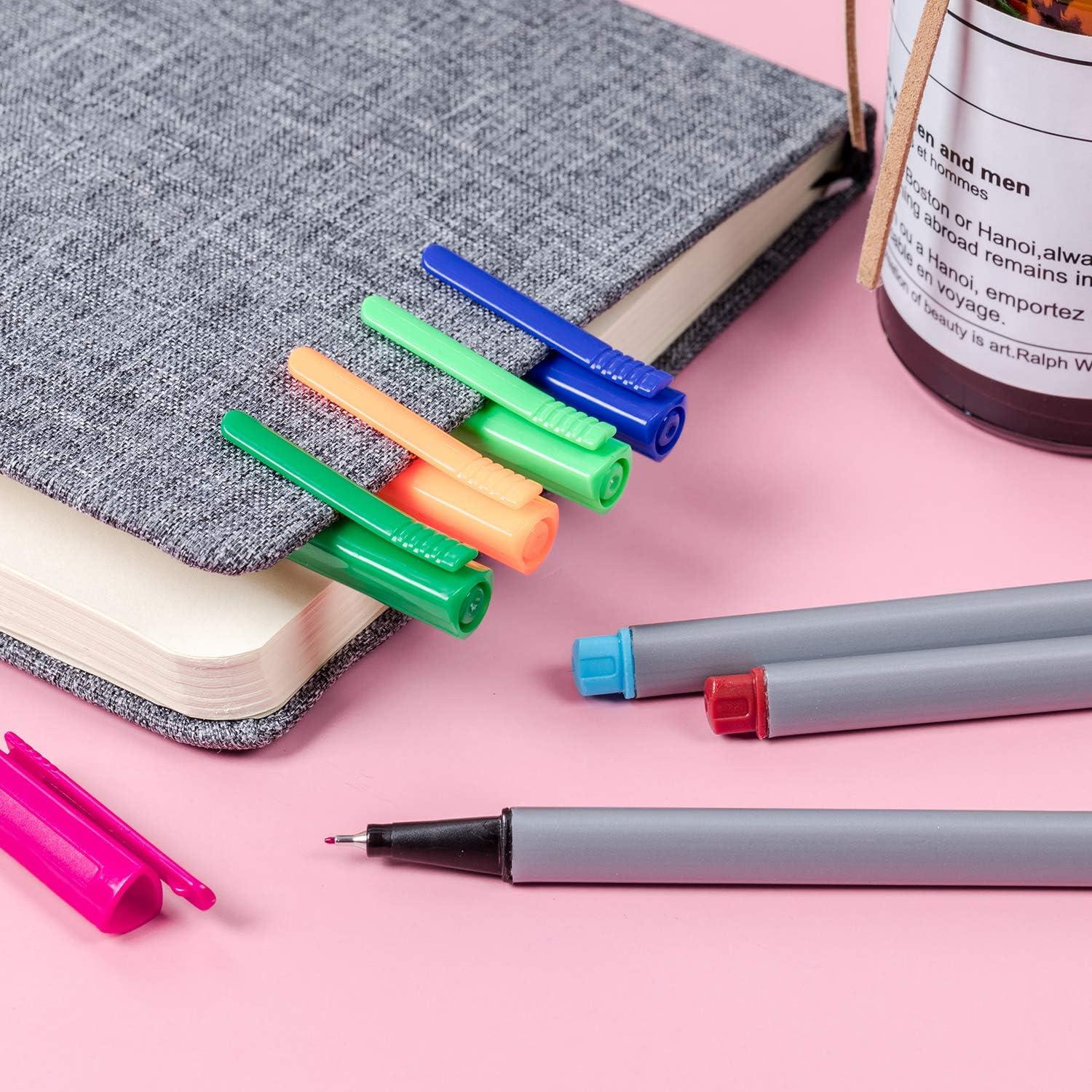 image:imageMr Pen Colored Fineliner Pens 46 Pack 04mm Fine Point Smooth Bible Journaling Pens Bulk for Detailed Drawing NoteTaking Coloring Sketching Planning amp Art Projects School SuppliesAssorted Colors