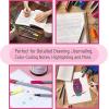 image:imageMr Pen Colored Fineliner Pens 46 Pack 04mm Fine Point Smooth Bible Journaling Pens Bulk for Detailed Drawing NoteTaking Coloring Sketching Planning amp Art Projects School SuppliesAssorted Colors