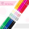 image:imageMr Pen Felt Tip Pens 36 Pack 07 mm Purple Felt Tip Pens Bulk Fast Dry No Smear Planner Markers for Underlining Writing Drawing Journaling SuppliesAssorted Colors