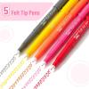 image:imageMr Pen Felt Tip Pens 36 Pack 07 mm Purple Felt Tip Pens Bulk Fast Dry No Smear Planner Markers for Underlining Writing Drawing Journaling SuppliesAssorted Colors