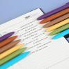 image:imageMr Pen Retractable Gel Pens 12 Pack Black Ink Earthy Color Barrel Gel Pens Gel Pens Fine Point 05mm Retractable Pens Cute Pens Gel Ink Pens Aesthetic Pens for Journaling Fine Tip Pens