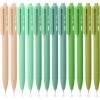 image:imageMr Pen Retractable Gel Pens 12 Pack Black Ink Green Ombre Color Barrel Gel Pens Gel Pens Fine Point 05mm Retractable Pens Cute Pens Gel Ink Pens Aesthetic Pens for Journaling Fine Tip Pens
