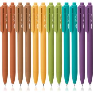 image:imageMr Pen Retractable Gel Pens 12 Pack Black Ink Earthy Color Barrel Gel Pens Gel Pens Fine Point 05mm Retractable Pens Cute Pens Gel Ink Pens Aesthetic Pens for Journaling Fine Tip Pens