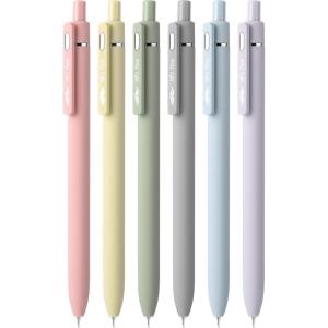 image:imageMr Pen Retractable Gel Pens 6 Pack Black Ink Morandi Barrels Fine Point 05 mm Fast Dry Smooth Writing Cute Gel Ink Pens for Drawing Writing Planner and School Supplies