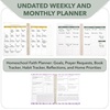 image:imageMr Pen Homeschool Planner 85 x 11 Designed in Partenership with Teach Them Diligently Undated Weekly amp Monthly Organizer Spiral Bound FaithBased Lesson Planner with Habit Tracker Prayer Pages amp Student Profiles