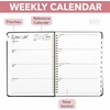 image:imageMr Pen 20262027July 2026  June 2027  Weekly amp Monthly Calendar Notebook Green Hardcover Spiral Bound with Tabs and Inner Pocket A5 63 x 85Black