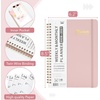 image:imageMr Pen 20262027July 2026  June 2027  Weekly amp Monthly Calendar Notebook Green Hardcover Spiral Bound with Tabs and Inner Pocket A5 63 x 85Blush