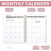 image:imageMr Pen 20262027July 2026  June 2027  Weekly amp Monthly Calendar Notebook Green Hardcover Spiral Bound with Tabs and Inner Pocket A5 63 x 85Blush