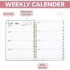 image:imageMr Pen 20262027July 2026  June 2027  Weekly amp Monthly Calendar Notebook Green Hardcover Spiral Bound with Tabs and Inner Pocket A5 63 x 85Green