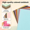 image:imageMr Pen 85 X 11 Colored Cardstock Bulk 300 Sheets  20 Assorted Colors Construction Paper Card Stock Printer Paper for DIY Crafts Cricut 180 GSM