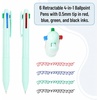 image:imageMr Pen Ballpoint Pen Multicolor 6 Pack 4in1 Colored Pens Fine Point  Ballpoint Gift Pens for Planner Journaling Assorted Ink