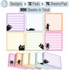 image:imageMr Pen Black Cat Sticky Notes Set 3 x 3 12 Pads 900 Sheets  Black Cat Sticky Notes Memo Pads SelfStick Note Pad for Office School Home Study amp OrganizationMulticolor