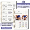 image:imageMr Pen Fitness Workout Journal for Women amp Men A558 x 82  160 Pages Spiral Blush Workout Log Book Planner for Tracking ProgressBlack