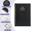 image:imageMr Pen Fitness Workout Journal for Women amp Men A558 x 82  160 Pages Spiral Blush Workout Log Book Planner for Tracking ProgressBlack