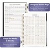 image:imageMr Pen Fitness Workout Journal for Women amp Men A558 x 82  160 Pages Spiral Blush Workout Log Book Planner for Tracking ProgressBlack