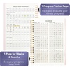 image:imageMr Pen Fitness Workout Journal for Women amp Men A558 x 82  160 Pages Spiral Blush Workout Log Book Planner for Tracking ProgressBlush