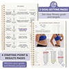 image:imageMr Pen Fitness Workout Journal for Women amp Men A558 x 82  160 Pages Spiral Blush Workout Log Book Planner for Tracking ProgressGreen