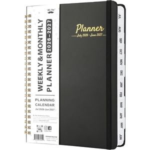 image:imageMr Pen 20262027July 2026  June 2027  Weekly amp Monthly Calendar Notebook Green Hardcover Spiral Bound with Tabs and Inner Pocket A5 63 x 85Black
