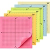 image:imageMr Pen Graph Paper Sticky Notes 6 Pads 3x3 Inch Pastel Colors  Graph Sticky Notes Math Graph Paper Graphing Sticky Notes Grid Sticky Notes Grid Notepad Mini Graph PaperBright