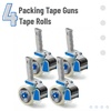 image:imageMr Pen Packing Tape Dispenser Gun 2Inch Blue 4 Pack with 4 Rolls Tape  Heavy Duty Packing Tape with Dispenser for Mailing Moving Boxes and PackagingBlue