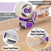 image:imageMr Pen Packing Tape Dispenser Gun 2Inch Blue 4 Pack with 4 Rolls Tape  Heavy Duty Packing Tape with Dispenser for Mailing Moving Boxes and PackagingPurple