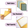 image:imageMr Pen 4Pocket Folders 8 Pack 125 x 95 Vibrant Colors  TearResistant Paper Folders with Pockets 3 Holes Punched High CapacitySandy Shores