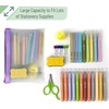 image:imageMr Pen Clear Pencil Pouch 9 x 688 3 Pack Durable TPU Material  Large WaterResistant Pencil Bags with Smooth Zipper Multipurpose Clear Pouch for Stationery School OfficeLavender Dreams
