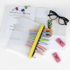 image:imageMr Pen Clear Pencil Pouch 9 x 688 3 Pack Durable TPU Material  Large WaterResistant Pencil Bags with Smooth Zipper Multipurpose Clear Pouch for Stationery School OfficeSunset Harmony
