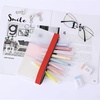 image:imageMr Pen Clear Pencil Pouch 9 x 688 3 Pack Durable TPU Material  Large WaterResistant Pencil Bags with Smooth Zipper Multipurpose Clear Pouch for Stationery School OfficeDeep Sunshine