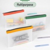 image:imageMr Pen Clear Pencil Pouch 9 x 688 3 Pack Durable TPU Material  Large WaterResistant Pencil Bags with Smooth Zipper Multipurpose Clear Pouch for Stationery School OfficeBright Mix