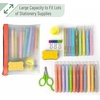 image:imageMr Pen Clear Pencil Pouch 9 x 688 3 Pack Durable TPU Material  Large WaterResistant Pencil Bags with Smooth Zipper Multipurpose Clear Pouch for Stationery School OfficeBright Mix