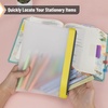 image:imageMr Pen Clear Pencil Pouch 9 x 688 3 Pack Durable TPU Material  Large WaterResistant Pencil Bags with Smooth Zipper Multipurpose Clear Pouch for Stationery School OfficeSunset Harmony