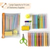 image:imageMr Pen Clear Pencil Pouch 9 x 688 3 Pack Durable TPU Material  Large WaterResistant Pencil Bags with Smooth Zipper Multipurpose Clear Pouch for Stationery School OfficeSunset Harmony