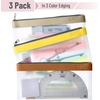 image:imageMr Pen Clear Pencil Pouch 9 x 688 3 Pack Durable TPU Material  Large WaterResistant Pencil Bags with Smooth Zipper Multipurpose Clear Pouch for Stationery School OfficeAutumn
