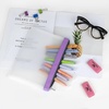 image:imageMr Pen Clear Pencil Pouch 9 x 688 3 Pack Durable TPU Material  Large WaterResistant Pencil Bags with Smooth Zipper Multipurpose Clear Pouch for Stationery School OfficeLavender Dreams