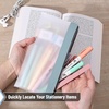 image:imageMr Pen Clear Pencil Pouch 9 x 688 3 Pack Durable TPU Material  Large WaterResistant Pencil Bags with Smooth Zipper Multipurpose Clear Pouch for Stationery School OfficeVivid Earth