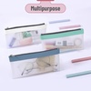 image:imageMr Pen Clear Pencil Pouch 9 x 688 3 Pack Durable TPU Material  Large WaterResistant Pencil Bags with Smooth Zipper Multipurpose Clear Pouch for Stationery School OfficeDeep Sunshine