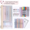 image:imageMr Pen Clear Pencil Pouch 9 x 688 3 Pack Durable TPU Material  Large WaterResistant Pencil Bags with Smooth Zipper Multipurpose Clear Pouch for Stationery School OfficeSoft Pastel