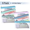 image:imageMr Pen Clear Pencil Pouch 9 x 688 3 Pack Durable TPU Material  Large WaterResistant Pencil Bags with Smooth Zipper Multipurpose Clear Pouch for Stationery School OfficeVivid Earth