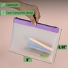 image:imageMr Pen Clear Pencil Pouch 9 x 688 3 Pack Durable TPU Material  Large WaterResistant Pencil Bags with Smooth Zipper Multipurpose Clear Pouch for Stationery School OfficeLavender Dreams