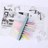 image:imageMr Pen Clear Pencil Pouch 9 x 688 3 Pack Durable TPU Material  Large WaterResistant Pencil Bags with Smooth Zipper Multipurpose Clear Pouch for Stationery School OfficeEarthy