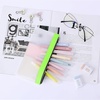 image:imageMr Pen Clear Pencil Pouch 9 x 688 3 Pack Durable TPU Material  Large WaterResistant Pencil Bags with Smooth Zipper Multipurpose Clear Pouch for Stationery School OfficeCandy