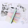 image:imageMr Pen Clear Pencil Pouch 9 x 688 3 Pack Durable TPU Material  Large WaterResistant Pencil Bags with Smooth Zipper Multipurpose Clear Pouch for Stationery School OfficePastel