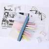 image:imageMr Pen Clear Pencil Pouch 9 x 688 3 Pack Durable TPU Material  Large WaterResistant Pencil Bags with Smooth Zipper Multipurpose Clear Pouch for Stationery School OfficeVivid Earth