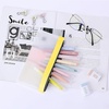 image:imageMr Pen Clear Pencil Pouch 9 x 688 3 Pack Durable TPU Material  Large WaterResistant Pencil Bags with Smooth Zipper Multipurpose Clear Pouch for Stationery School OfficeAutumn