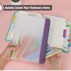 image:imageMr Pen Clear Pencil Pouch 9 x 688 3 Pack Durable TPU Material  Large WaterResistant Pencil Bags with Smooth Zipper Multipurpose Clear Pouch for Stationery School OfficeVintage Harmony