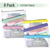 image:imageMr Pen Clear Pencil Pouch 9 x 688 3 Pack Durable TPU Material  Large WaterResistant Pencil Bags with Smooth Zipper Multipurpose Clear Pouch for Stationery School OfficeMorandi