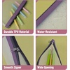 image:imageMr Pen Clear Pencil Pouch 9 x 688 3 Pack Durable TPU Material  Large WaterResistant Pencil Bags with Smooth Zipper Multipurpose Clear Pouch for Stationery School OfficeVintage Harmony
