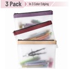 image:imageMr Pen Clear Pencil Pouch 9 x 688 3 Pack Durable TPU Material  Large WaterResistant Pencil Bags with Smooth Zipper Multipurpose Clear Pouch for Stationery School OfficeVintage Harmony
