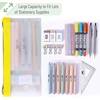 image:imageMr Pen Clear Pencil Pouch 9 x 688 3 Pack Durable TPU Material  Large WaterResistant Pencil Bags with Smooth Zipper Multipurpose Clear Pouch for Stationery School OfficeMorandi